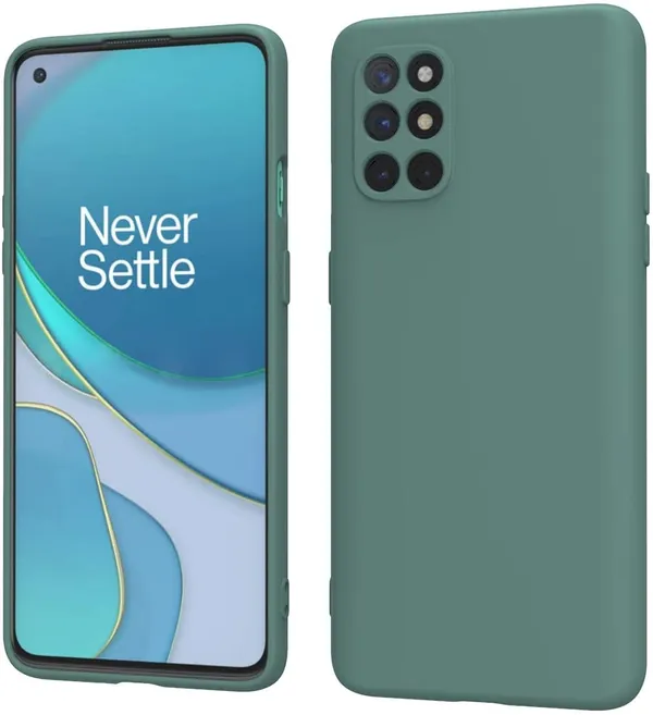 Oneplus_9R_Green_Silicone_Protective_Back_Case_Cover