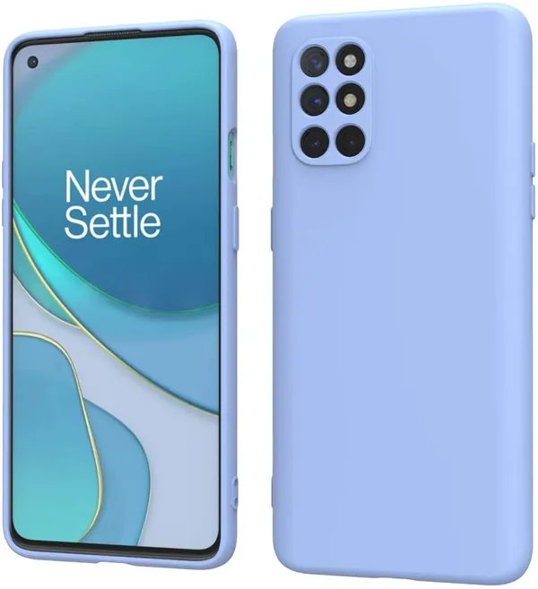 TRUEUPGRADE_Soft_Silicone_Slim_Matte_Liquid_Silicone_TPU_|_Shockproof_Slim_Back_Cover_Case_for_OnePlus_9R_(Purple)