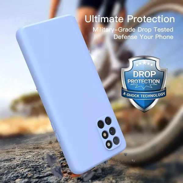 TRUEUPGRADE_Soft_Silicone_Slim_Matte_Liquid_Silicone_TPU_|_Shockproof_Slim_Back_Cover_Case_for_OnePlus_9R_(Purple)