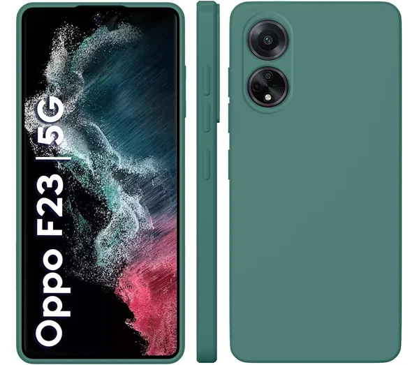 TRUEUPGRADE_Liquid_Silicone_Designed_Back_Case_Cover_for_Oppo_F23_5G_|_Microfiber_Inside_|_Bumper_Back_Cover_Case_for_Oppo_F23_5G_-_Black