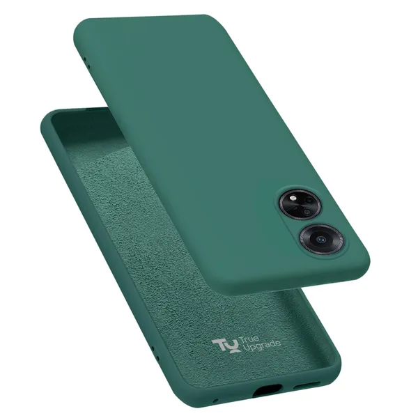 TRUEUPGRADE_Liquid_Silicone_Designed_Back_Case_Cover_for_Oppo_F23_5G_|_Microfiber_Inside_|_Bumper_Back_Cover_Case_for_Oppo_F23_5G_-_Green