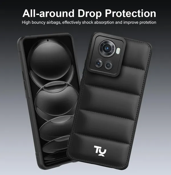 TRUEUPGRADE_Back_Case_Cover_for_OnePlus_10R_5G_/_10R_Prime_5G_|_Compatible_for_OnePlus_10R_5G_/_10R_Prime_5G_Back_Case_Cover_|_Puff_Case_with_Camera_Protection_|Black