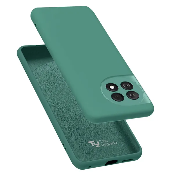 TRUEUPGRADE_Compatible_with_OnePlus_11_5G_Case,_Liquid_Silicone_Case,_Full_Body_Protective_Cover,_Shockproof,_Slim_Phone_Case,_Anti-Scratch_Soft_Microfiber_Lining_-_Green
