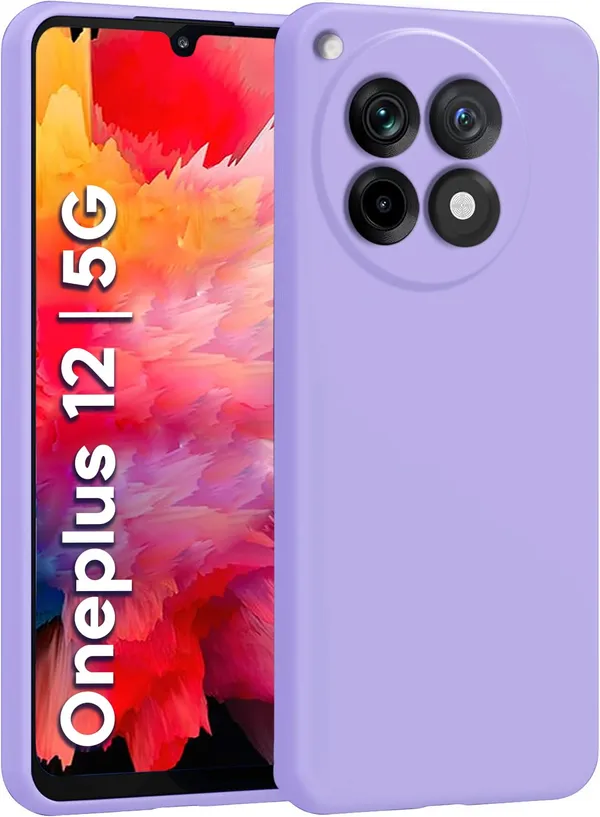 Oneplus_12_5G_Purple_Silicone_Protective_Back_Case_Cover