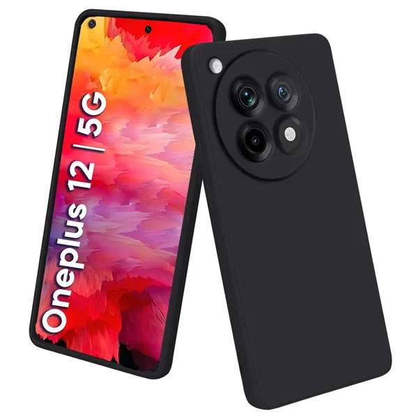 Iqoo_Neo_9_Pro_5G_Black_Silicone_Protective_Back_Case_Cover