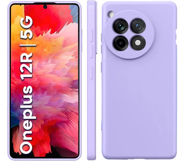 Oneplus_12R_5G_Purple_Silicone_Protective_Back_Case_Cover