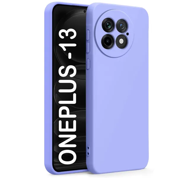 TRUEUPGRADE_Compatible_with_OnePlus_13_5G_Back_Cover_Case,_Liquid_Silicone_Cover,_Full_Body_Protective_Cover,_Shockproof,_Anti-Scratch_Soft_Microfiber_Lining_-_Purple
