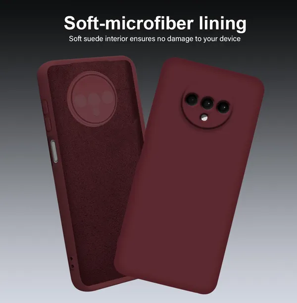 TRUEUPGRADE_Compatible_with_OnePlus_7T_Back_Cover_Case,_Liquid_Silicone_Cover,_Full_Body_Protective_Cover,_Shockproof,_Anti-Scratch_Soft_Microfiber_Lining_-_Wine