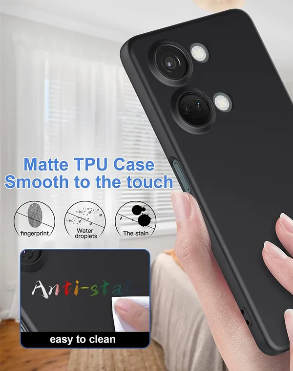 TRUEUPGRADE_Compatible_with_OnePlus_Nord_3_5G_Case,_Liquid_Silicone_Case,_Full_Body_Protective_Cover,_Shockproof,_Slim_Phone_Case,_Anti-Scratch_Soft_Microfiber_Lining_-_Black