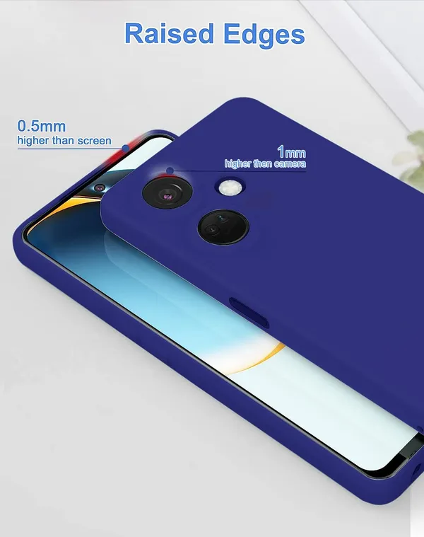 TRUEUPGRADE_Compatible_with_OnePlus_Nord_CE_3_5G_Cover,_Liquid_Silicone_Cover,_Full_Body_Protective_Cover,_Shockproof,_Slim_Phone_Cover,_Anti-Scratch_Soft_Microfiber_Lining_-_Blue