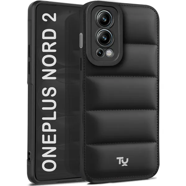 TRUEUPGRADE_Back_Case_Cover_for_OnePlus_Nord_2_5G_|_Compatible_for_OnePlus_Nord_2_5G_Back_Case_Cover_|_Puff_Case_with_Camera_Protection_|Black
