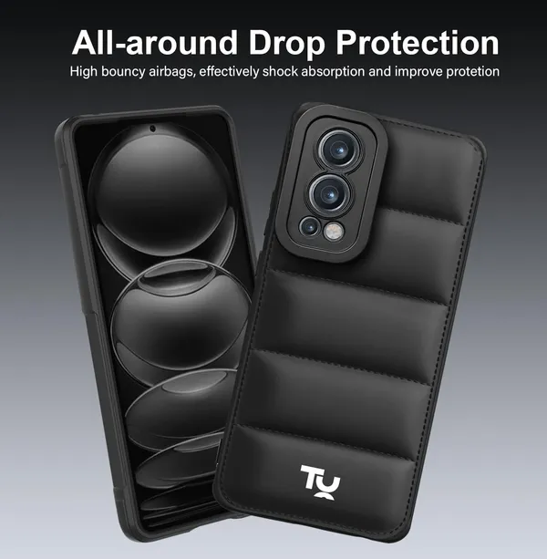 TRUEUPGRADE_Back_Case_Cover_for_OnePlus_Nord_2_5G_|_Compatible_for_OnePlus_Nord_2_5G_Back_Case_Cover_|_Puff_Case_with_Camera_Protection_|Black