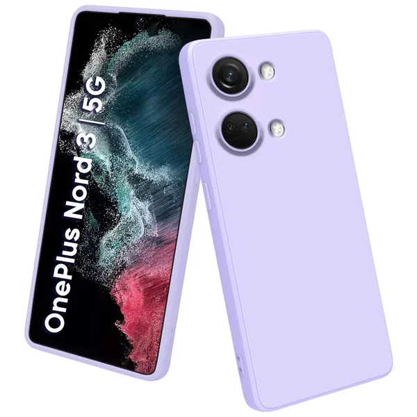 TRUEUPGRADE_Liquid_Silicone_Designed_Back_Case_Cover_for_OnePlus_Nord_3_5G_|_Microfiber_Inside_|_Bumper_Back_Cover_Case_for_OnePlus_Nord_3_5G_-_Light_Purple