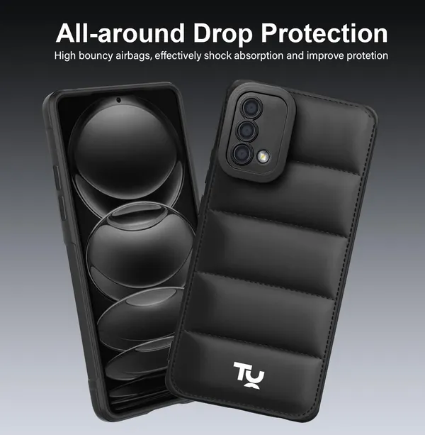 TRUEUPGRADE_Back_Case_Cover_for_OnePlus_Nord_CE_5G_|_Compatible_for_OnePlus_Nord_CE_5G_Back_Case_Cover_|_Puff_Case_with_Camera_Protection_|Black