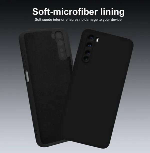 TRUEUPGRADE_Compatible_with_OnePlus_Nord_(2020)_Back_Cover_Case,_Liquid_Silicone_Cover,_Full_Body_Protective_Cover,_Shockproof,_Anti-Scratch_Soft_Microfiber_Lining_-_Wine