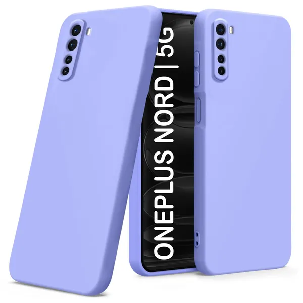 TRUEUPGRADE_Liquid_Silicone_Designed_Back_Case_Cover_for_OnePlus_Nord_(2020)_|_Microfiber_Inside,_Full_Protection_|_Bumper_Back_Cover_Case_for_OnePlus_Nord_(2020)_Purple