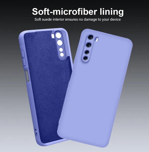 TRUEUPGRADE_Liquid_Silicone_Designed_Back_Case_Cover_for_OnePlus_Nord_(2020)_|_Microfiber_Inside,_Full_Protection_|_Bumper_Back_Cover_Case_for_OnePlus_Nord_(2020)_Purple