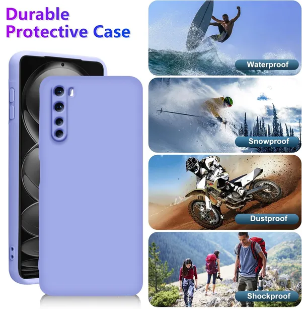 TRUEUPGRADE_Liquid_Silicone_Designed_Back_Case_Cover_for_OnePlus_Nord_(2020)_|_Microfiber_Inside,_Full_Protection_|_Bumper_Back_Cover_Case_for_OnePlus_Nord_(2020)_Purple