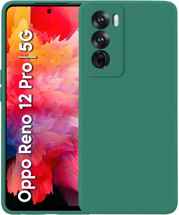 Oppo_Reno_12_Pro_5G_Green_Silicone_Protective_Back_Case_Cover