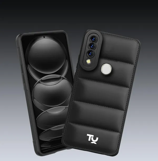 TRUEUPGRADE_Back_Case_Cover_for_Oppo_A31_/_Oppo_A8_|_Compatible_for_Oppo_A31_/_Oppo_A8_Back_Case_Cover_|_Puff_Case_with_Camera_Protection_|Black