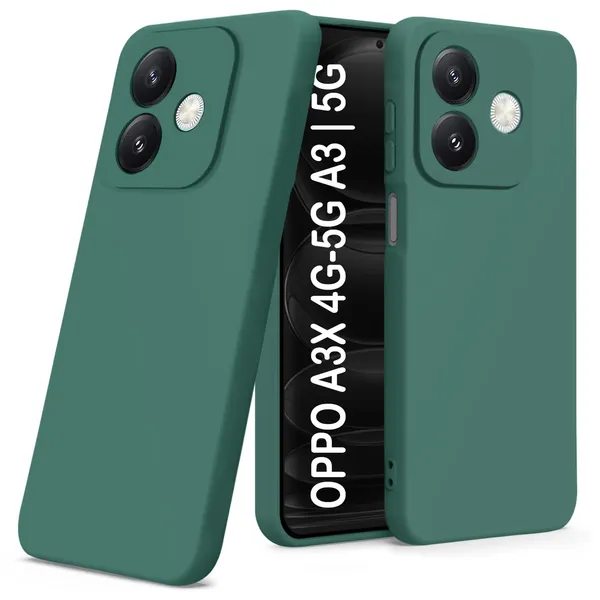 TRUEUPGRADE_Liquid_Silicone_Designed_Back_Case_Cover_for_Oppo_A3x_5G_/_A3x_4G_/_A3_5G_|_Microfiber_Inside,_Full_Protection_|_Bumper_Back_Cover_Case_for_Oppo_A3x_5G_/_A3x_4G_/_A3_5G_Black