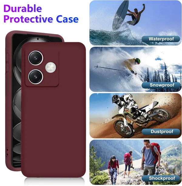 TRUEUPGRADE_Liquid_Silicone_Designed_Back_Case_Cover_for_Oppo_A3x_5G_/_A3x_4G_/_A3_5G_|_Microfiber_Inside,_Full_Protection_|_Bumper_Back_Cover_Case_for_Oppo_A3x_5G_/_A3x_4G_/_A3_5G_Wine
