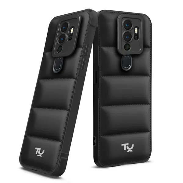 TRUEUPGRADE_Back_Case_Cover_for_Oppo_A5_2020_/_A9_2020_|_Compatible_for_Oppo_A5_2020_/_A9_2020_Back_Case_Cover_|_Puff_Case_with_Camera_Protection_|Black