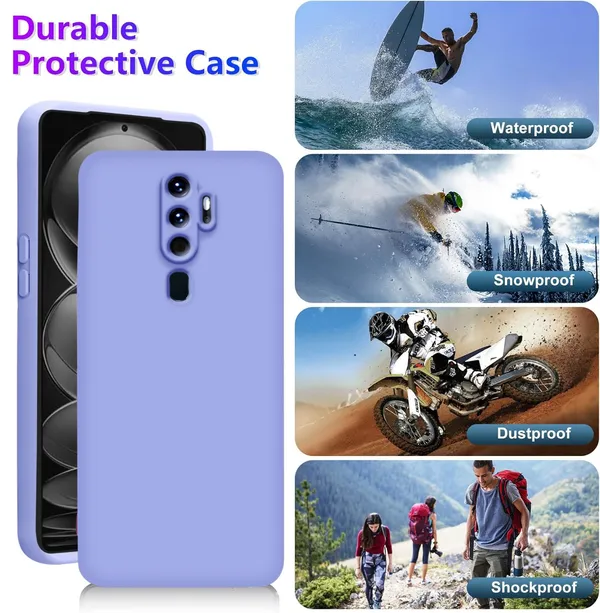 TRUEUPGRADE_Liquid_Silicone_Designed_Back_Case_Cover_for_Oppo_A5_2020_/_A9_2020_|_Microfiber_Inside,_Full_Protection_|_Bumper_Back_Cover_Case_for_Oppo_A5_2020_/_A9_2020_Purple