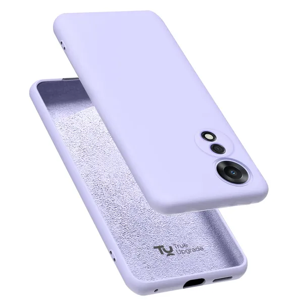 TRUEUPGRADE_Compatible_with_Oppo_A78_5G_Case,_Liquid_Silicone_Case,_Full_Body_Protective_Cover,_Shockproof,_Slim_Phone_Case,_Anti-Scratch_Soft_Microfiber_Lining_-_Purple