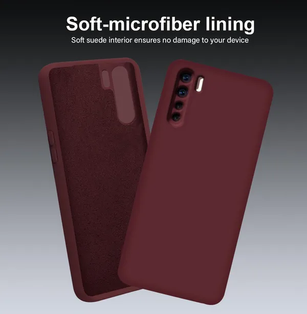 TRUEUPGRADE_Liquid_Silicone_Designed_Back_Case_Cover_for_Oppo_F15|_Microfiber_Inside,_Full_Protection_|_Bumper_Back_Cover_Case_for_Oppo_F15_Wine