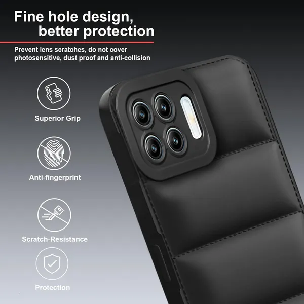 TRUEUPGRADE_Back_Case_Cover_for_Oppo_F17_Pro_|_Compatible_for_Oppo_F17_Pro_Back_Case_Cover_|_Puff_Case_with_Camera_Protection_|Black