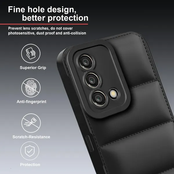 TRUEUPGRADE_Back_Case_Cover_for_Oppo_F19_/_F19s_|_Compatible_for_Oppo_F19_/_F19s_Back_Case_Cover_|_Puff_Case_with_Camera_Protection_|Black