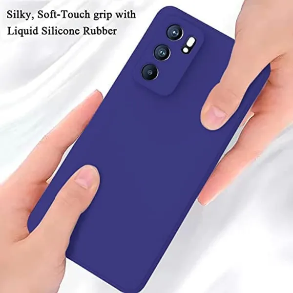 TRUEUPGRADE_Liquid_Silicone_Designed_Case_Cover_for_Oppo_Reno_6_Pro_5G_|_Microfiber_Inside_|_Back_Cover_Case_for_Oppo_Reno_6_Pro_5G_-_Blue