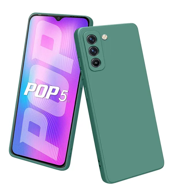 Tecno_Pop_5_Lte_Green_Silicone_Protective_Back_Case_Cover