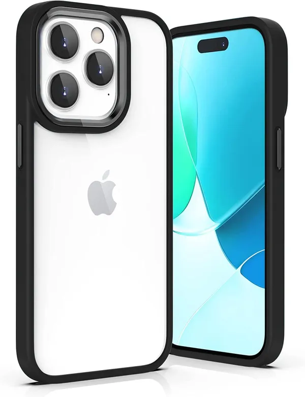 Iphone_14_Pro_Black_Polycarbonate_&_Thermoplastic_Polyurethane_Protective_Back_Case_Cover