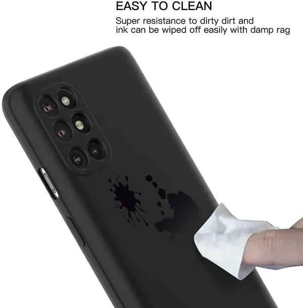 Oneplus_9R_Black_Silicone_Protective_Back_Case_Cover