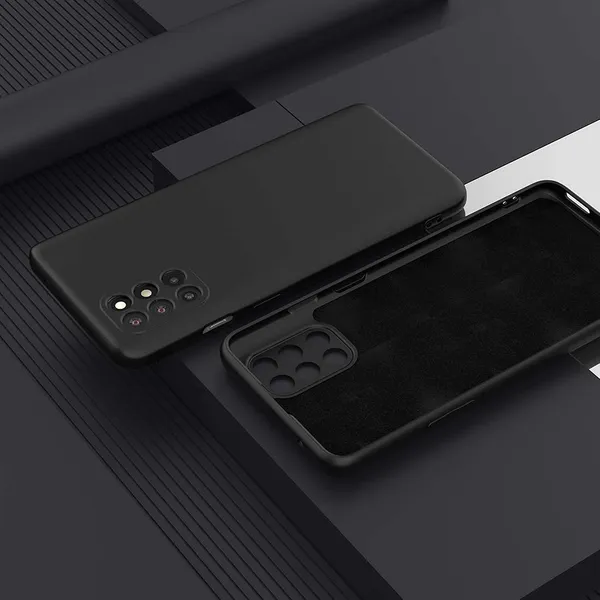 Oneplus_9R_Black_Silicone_Protective_Back_Case_Cover