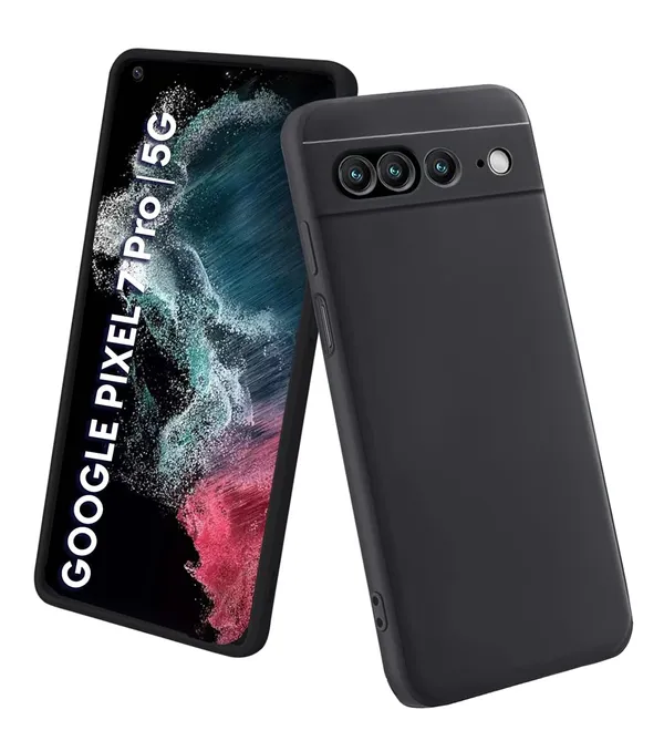 Google_Pixel_7_Pro_5G_Black_Thermoplastic_Polyurethane_&_Polycarbonate_Protective_Back_Case_Cover