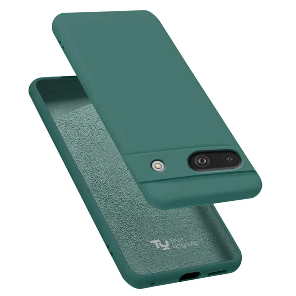 Google_Pixel_8A_Green_Silicone_Protective_Back_Case_Cover