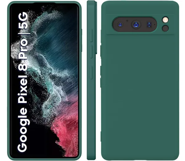 Google_Pixel_8_Pro_Green_Silicone_Protective_Back_Case_Cover