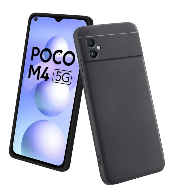 Poco_M4_5G_Black_Polycarbonate_&_Thermoplastic_Polyurethane_Protective_Back_Case_Cover