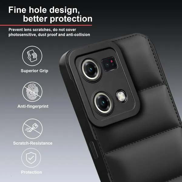 TRUEUPGRADE_Back_Case_Cover_for_Poco_X5_Pro_5G_|_Compatible_for_Poco_X5_Pro_5G_Back_Case_Cover_|_Puff_Case_with_Camera_Protection_|Black