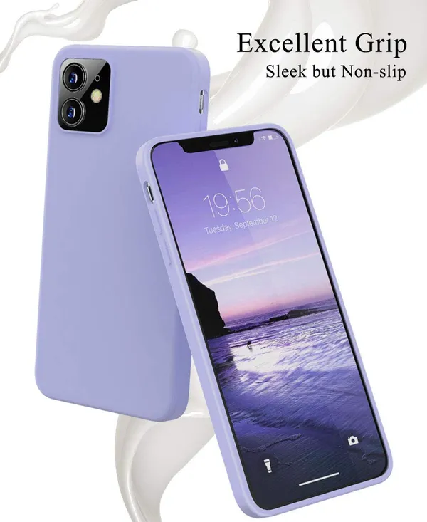 Iphone_12_Pro_Max_Purple_Silicone_Protective_Back_Case_Cover