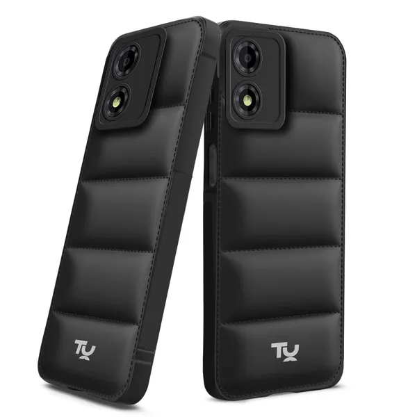 TRUEUPGRADE_Back_Case_Cover_for_Motorola_Moto_E13_|_Compatible_for_Motorola_Moto_E13_Back_Case_Cover_|_Puff_Case_with_Camera_Protection_|Black