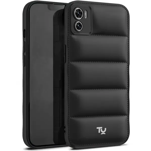 TRUEUPGRADE_Back_Case_Cover_for_Motorola_Moto_E22s_4G_/_E32_4G_|_Compatible_for_Motorola_Moto_E22s_4G_/_E32_4G_Back_Case_Cover_|_Puff_Case_with_Camera_Protection_|Black