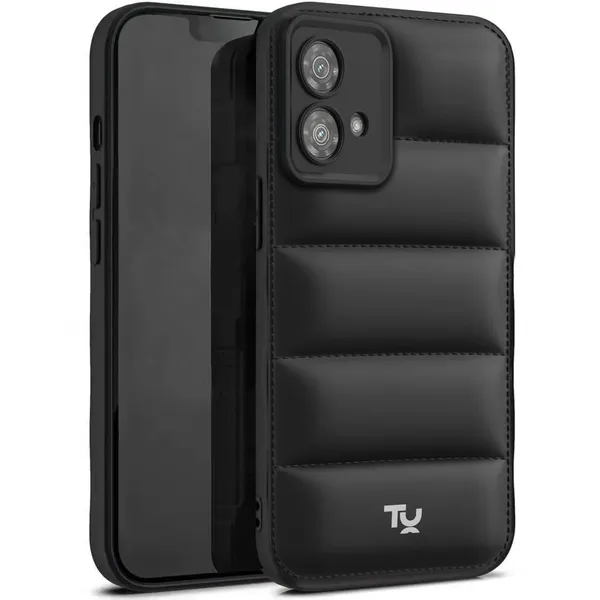 TRUEUPGRADE_Designed_for_Motorola_Moto_Edge_40_Neo_5G_Back_Cover_|_Camera_Bump_&_360�_Flexible_Puff_Armor_Protection_|_Matte_Soft_Shock_Proof_Rubberised_Back_Case_Cover_(Black)