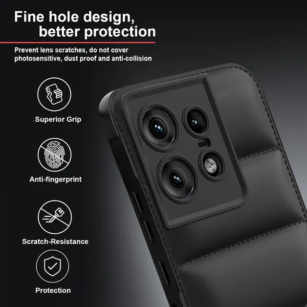 TRUEUPGRADE_Back_Case_Cover_for_Motorola_Moto_Edge_50_Pro_5G_|_Compatible_for_Motorola_Moto_Edge_50_Pro_5G_Back_Case_Cover_|_Puff_Case_with_Camera_Protection_|Black