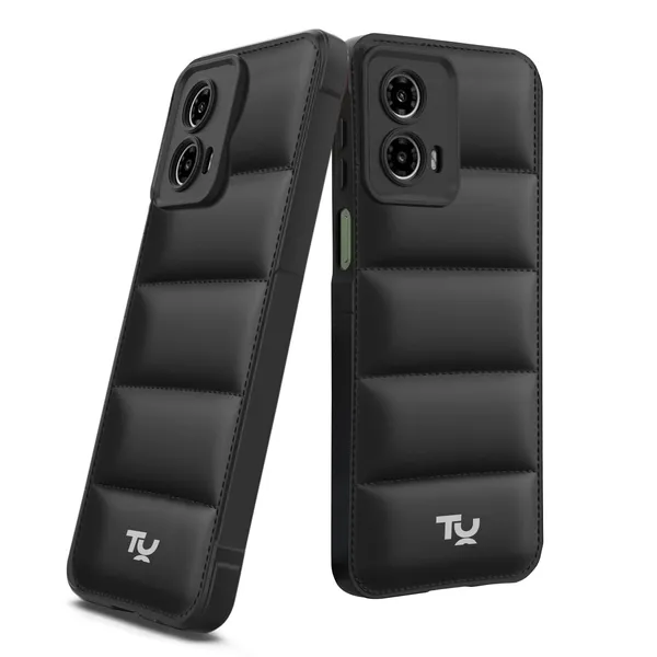 TRUEUPGRADE_Back_Case_Cover_for_Motorola_Moto_G34_/_G45_5G_|_Compatible_for_Motorola_Moto_G34_/_G45_5G_Back_Case_Cover_|_Puff_Case_with_Camera_Protection_|Black