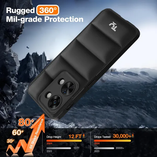 TRUEUPGRADE_Back_Case_Cover_for_OnePlus_Nord_2T_5G_|_Compatible_for_OnePlus_Nord_2T_5G_Back_Case_Cover_|_Puff_Case_with_Camera_Protection_|Black