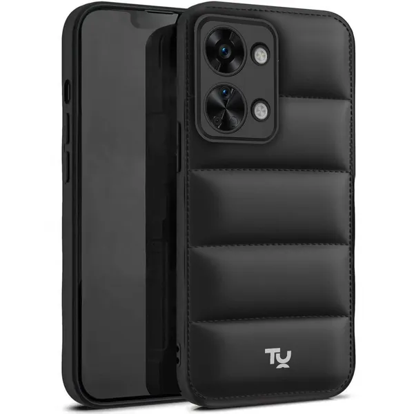 TRUEUPGRADE_Designed_for_OnePlus_Nord_2T_5G_Back_Cover_|_Camera_Bump_&_360�_Flexible_Puff_Armor_Protection_|_Matte_Soft_Shock_Proof_Rubberised_Back_Case_Cover_(Black)